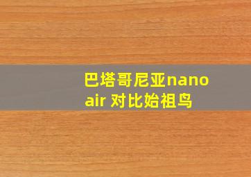 巴塔哥尼亚nano air 对比始祖鸟